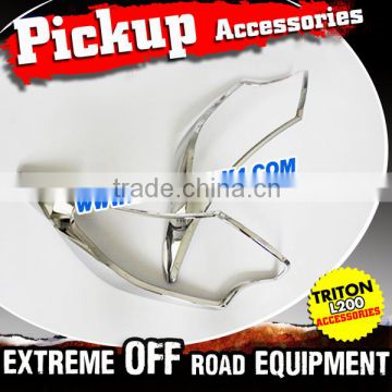 2015 Car Accessories Chrome kits Head lamp cover for Triton L200