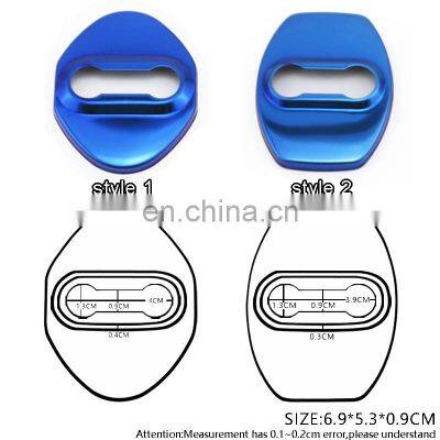 AUSO Car Door Lock Cover Decoration Accessories Interior Case Styling Protective Lock Cover For Toyota Honda Lexus Mazda