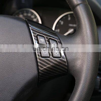 For BMW X1 E84 2010-2013 ABS Chrome Car Steering Wheel Button Frame For BMW E90 E92 3 Series 2005-2012 Accessories 2pcs photo-2