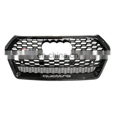 New quattro style ABS auto grille for Audi Q5  radiator honeycomb grills front bumper RSQ5 facelift mesh grill 2019-2021