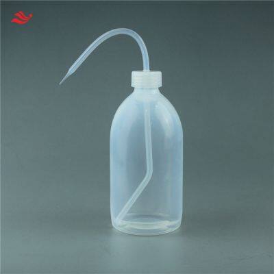 100ml FEP Squeezable Laboratory Function Wash Bottle with Bent Nose Curved Mouth Dispenser