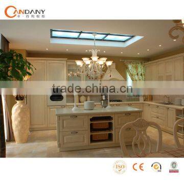 American style classic wooded kitchen cabinets from china,mdf kitchen cabinet