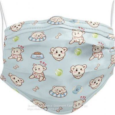 3 Ply Type I Medical Disposable Mask for Adult (Cartoon) CE Marked and Meets the Requirements of EN14683:2019 Type I photo-3