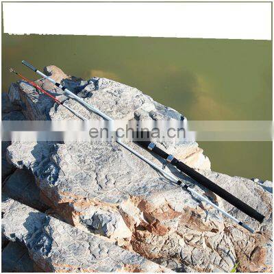 Saltwater Fishing Surf Casting Fishing Rod 2 Sections Pieces Parts Units Solid Colored Glass Rod Fishing Rods