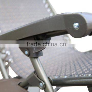 High Quality Beach Chair Recliner Chair Sun Lounger With Cup Holder photo-4