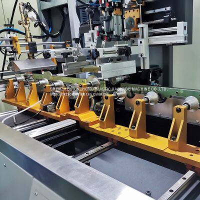 Automatic High Precision Servo Bottle UV Screen Printing Printer Plastic Glass Botte Jar Packaging Machine photo-2