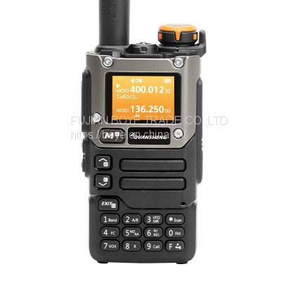 Quansheng UV-K6 5W 5KM Walkie Talkie Handheld Transceiver VHF UHF Radio AM FM