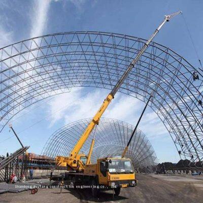 Large Span Steel Space Frame Structure Coal/Cement/Limestone/Clinker/Grain Storage Sheds Structure