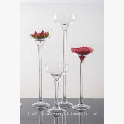 Popular Customized Elegant Decorative Tall Glass Flower Vase For Wedding