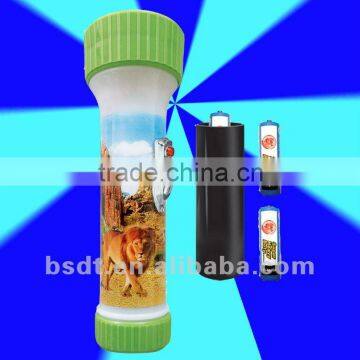 monkey head plastic flashlight battery led plastic lamp flashlights&torches