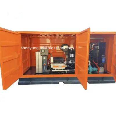 85L/min 1500bar Máquina de chorro de agua de alta presión Hydeo con motor diésel photo-3