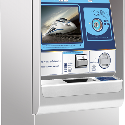 Автоматы для самообслуживания по приему наличных платежей с системой транспортного транзита, банкоматами для монет и банкнот, сканированием QR-кодов