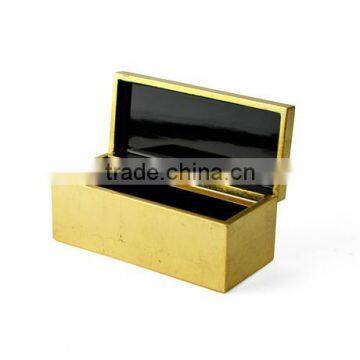 High end quality best selling Gold Hinged Vanity Box from Vietnam