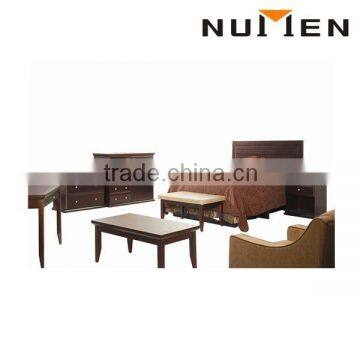 2015 China Morden Hotel bedroom furniture living room bed