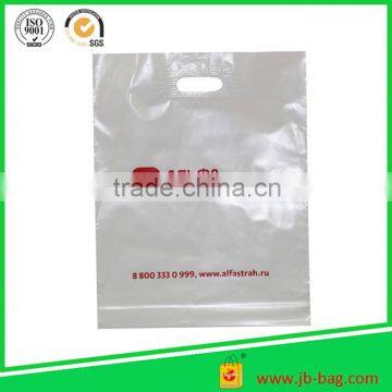 Strong Clear Transparent Colour Plastic Polythene Die Cut Handle Carrier Bags New Style photo-5