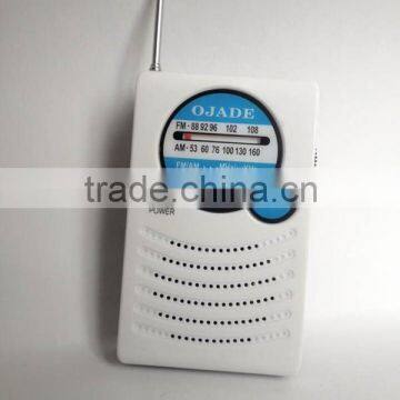 OE1203 ABS plastic Wholesale China radio brand Battery Power am fm radio retro