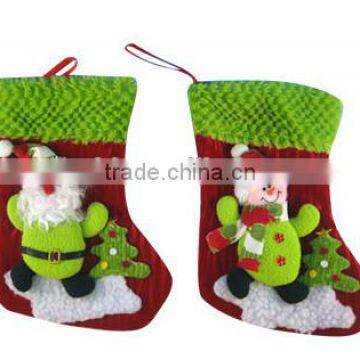 Christmas Santa Stockings/Cute Santa Stockings with Stuffed Toy