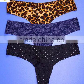 One Piece Ladies Sexy Seamless Laser Cut Thong 2015