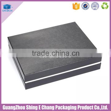 Luxury Customized paperboard gift box,lid and base paper box,black and white box