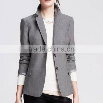 fashion winter blazer uniform wholesale women blazer suit custom design