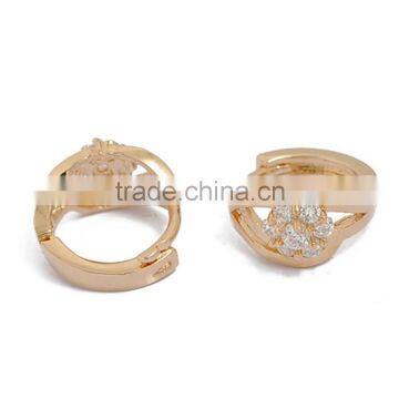 Earring, Gold Brass Jewelry Trendy Zircon Fashion Earring, Earring Jewelry Wholesale P9284