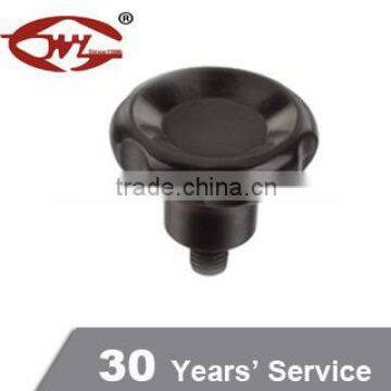 Top quality black plastic star control knobs