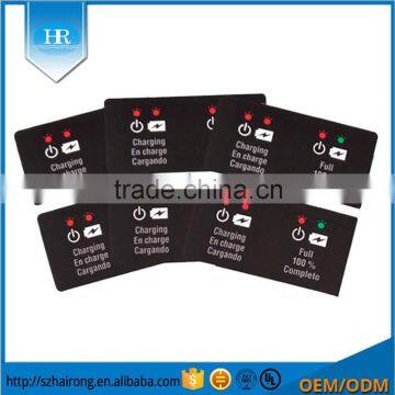 High Quality Glossy Lamaniation Silk Screen Printing Covering Film Battery Stickers/Custom Battery Labels Stickers photo-6