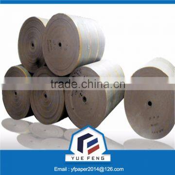 Recycled 1.0mm grey paper roll for offset printing