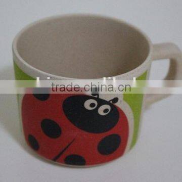 factory direct custom bamboo fiber children water cup ,children tableware