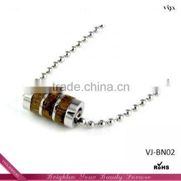 Qualified OEM Mens 316l stainless steel Simple Ball chain necklace,6mm 8mm 316L ball chain necklace manufacturer