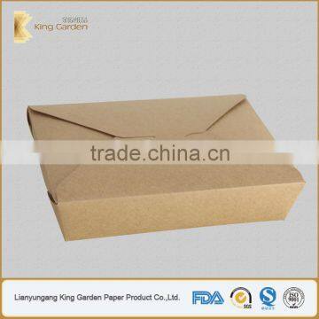 PE Coated Paper Materials Kraft Food Cardboard Containers photo-4