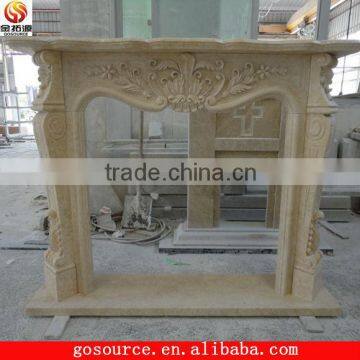 marble fireplace mantel modern