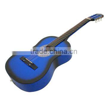 Beginners 38" Acoustic Guitar Wooden Classical Guitar Steel String W/Bag photo-2