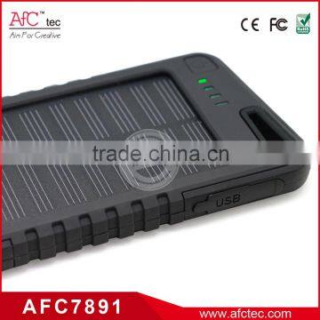 LED Indicator Dual USB OEM Design Solar Panel Smartphone Backpack Solar Light Phone Charger photo-2