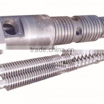 Twin conical or paraller granulator Screw and barrel