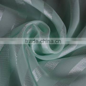 polyester satin stripe chiffon georgette fabric