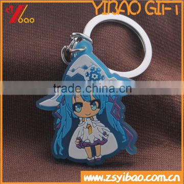 Custom Soft Cartoon Keychain, Personal Soft Anime Key Ring