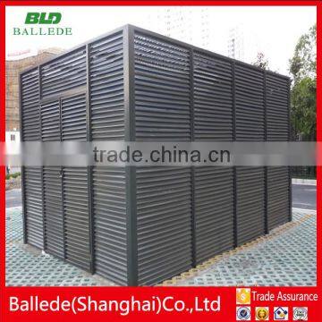 Custom Aluminum Exterior Fixed Louver Fencing photo-5