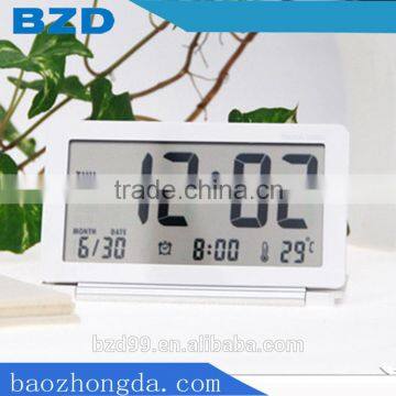 Multi-functional World Time Travel Pocket Flip Over Alarm Clock / Electronic items Manufacturer OEM/ODM