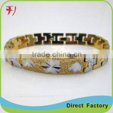 Copper/brass zirconia style gold plated custom latest style fashion bracelets