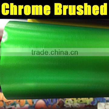 Hot Sale Chrome Brushed Sticker Film