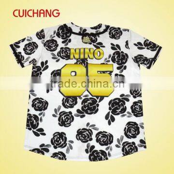 High Quality Fashion Custom Baseball Jersey With 1 pc MOQ