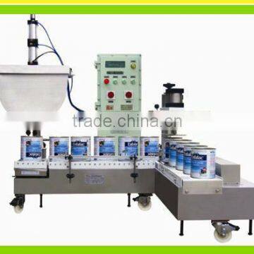 GCJ01-06-IBT WEIGHING TYPE SEMI-AUTOMATIC LIQUID FILLER,PAINT FILLING MACHINE