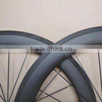 U Shape 23mm Wide Carbon Wheels 60mm Clincher Road Wheelset photo-2