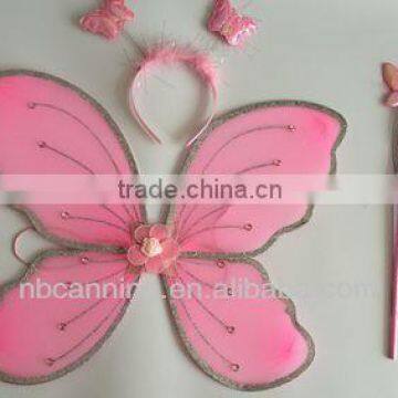 cheap children fairy wing/ butterfly wing set hot selling