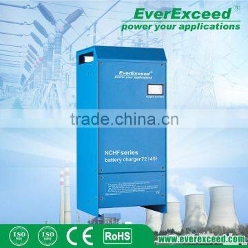 EverExceed intelligent and full automatic 48v forklift battery charger