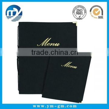 Classic menu in black wine menu covers cheap                        
                                                Quality Choice