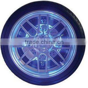 14'' Tire Wall Clock,led clock,wheel clock