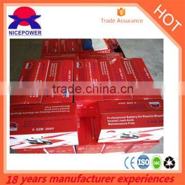 Wholesale Electric Scooter Battery Rechargeable 12 Volt 6-DZM-20 photo-3