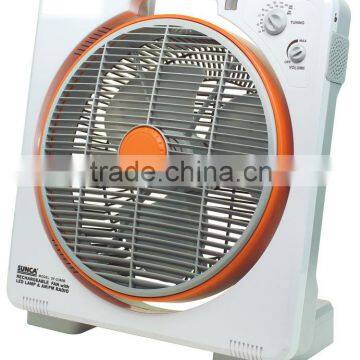 SUNCA AC/DC Rechargeable Oscillating Fan 14" SF-2396B